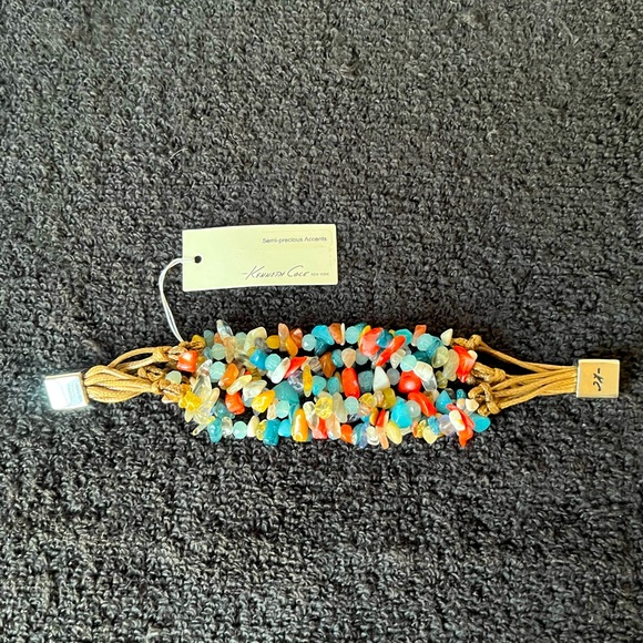 Kenneth Cole New York Multi Strand Semi-Precious Accent Bracelet - Picture 3 of 7